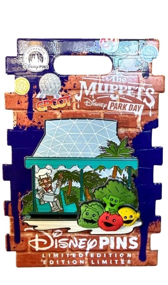 NEW! 2026 Muppets Disney Park Day EPCOT Living With The Land Swedish Chef LE Pin