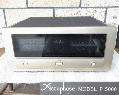 Accuphase P-5000 Power Amplifier 100W/ch Hi-End Tested Working Japan w/ Manual