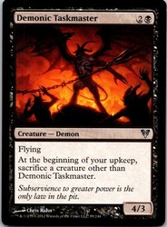 Demonic Taskmaster 95/244 Avacyn Restored