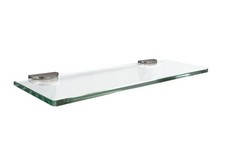 Craft  Main GSC0515-BN 15  Glass Shower Shelf Brushed Nickel
