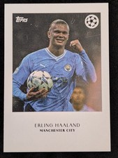 2023-24 Topps Simplicidad UEFA Club Competitions Polaroid Erling Haaland SP