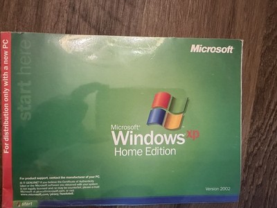 MICROSOFT WINDOWS XP HOME FULL ENGLISH OPERATING SYSTEM OS MS WIN =NEW SEALED=