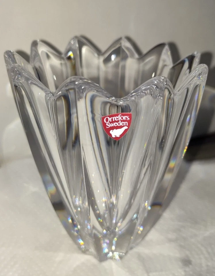 Jarrón de cristal Orrefors Foto 2 de 4