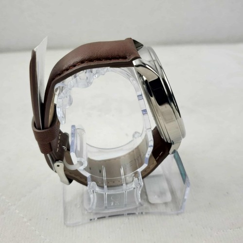 TIMEX TW2V21300, HERREN EASY READER BRAUN LEDER UHR, INDIGLO, 43MM GEHÄUSE  - Bild 5 von 9