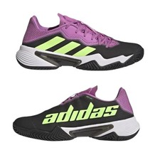 Adidas Mens Barricade Tennis Shoes Carbon/Sig...