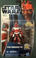 Star Wars Hasbro Clone Wars  CW18 Clone Commander FOX 2012 MIB