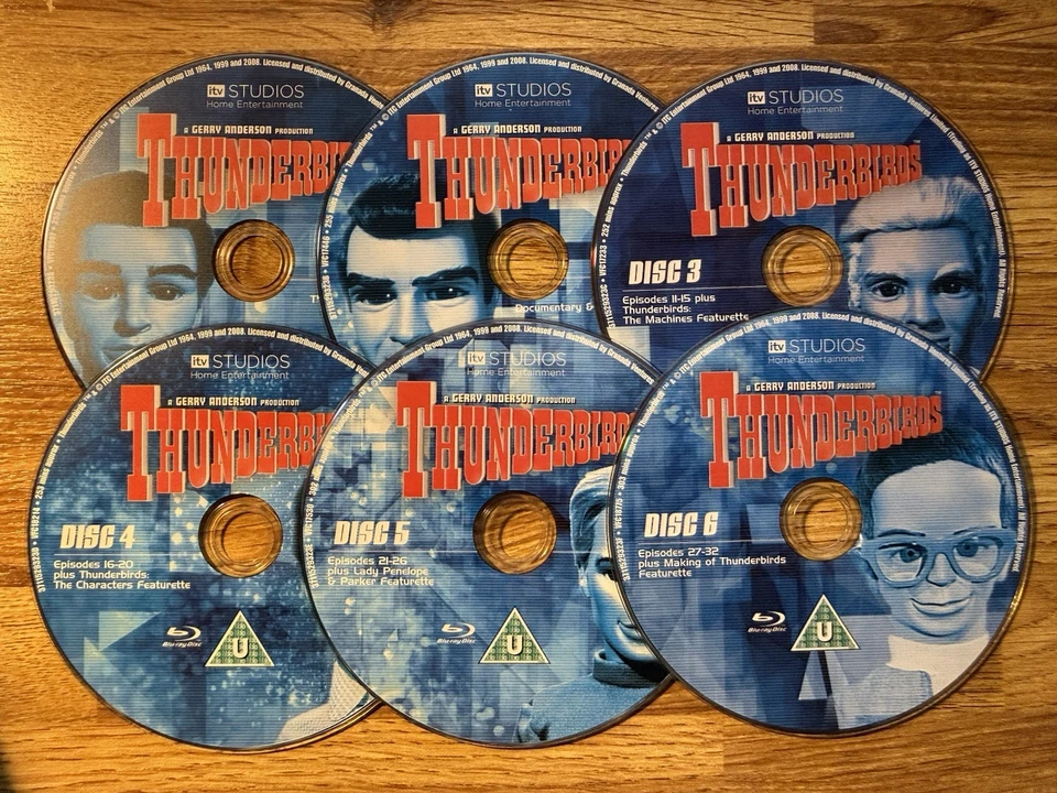Thunderbirds Gerry Anderson The Complete Series Blu Ray Digitally Restored HD - Image 3 of 3