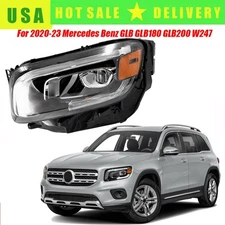 Fits For 2020-2022 Mercedes GLB Driver Left Side Headlight Front Lamp Headlamp