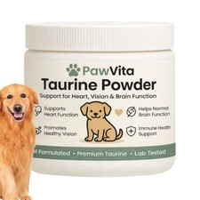 Pure Taurine Powder For Dog Heart, Vision  Daily Wellness   99.9 Pure Taurine