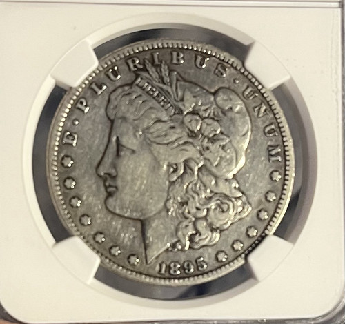 Dólar de plata Morgan 1895-S NGC VF20 - Imagen 3 de 4