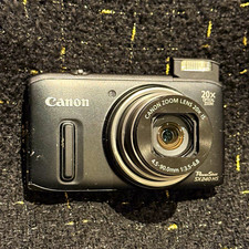 Canon PowerShot SX240 HS 12.1MP 20x Zoom 3in Compact Digital Camera Black