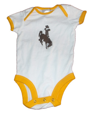 Wyoming Cowboys Boys 6-9 M Snap Bottom
