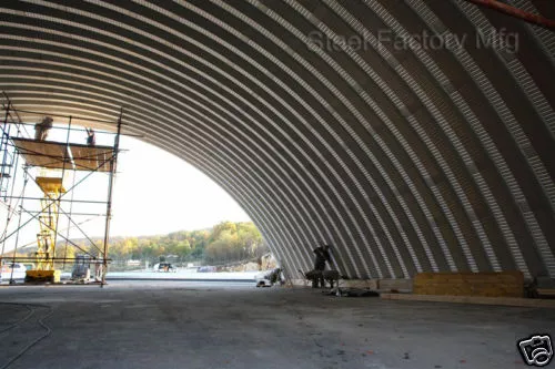 Steel 51x100x17 Quonset Barn Farm Hay Grain Storage Livestock Horse Building Kit - Picture 2 of 4