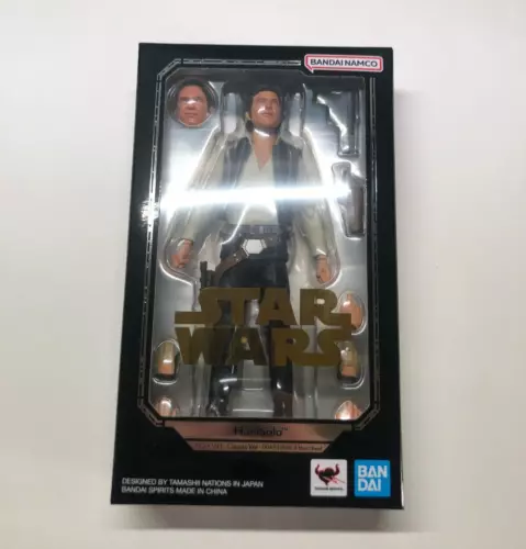Bandai S.H.Figuarts Han Solo Classic Ver. Figura de juguete Star Wars A New Hope SHF SH