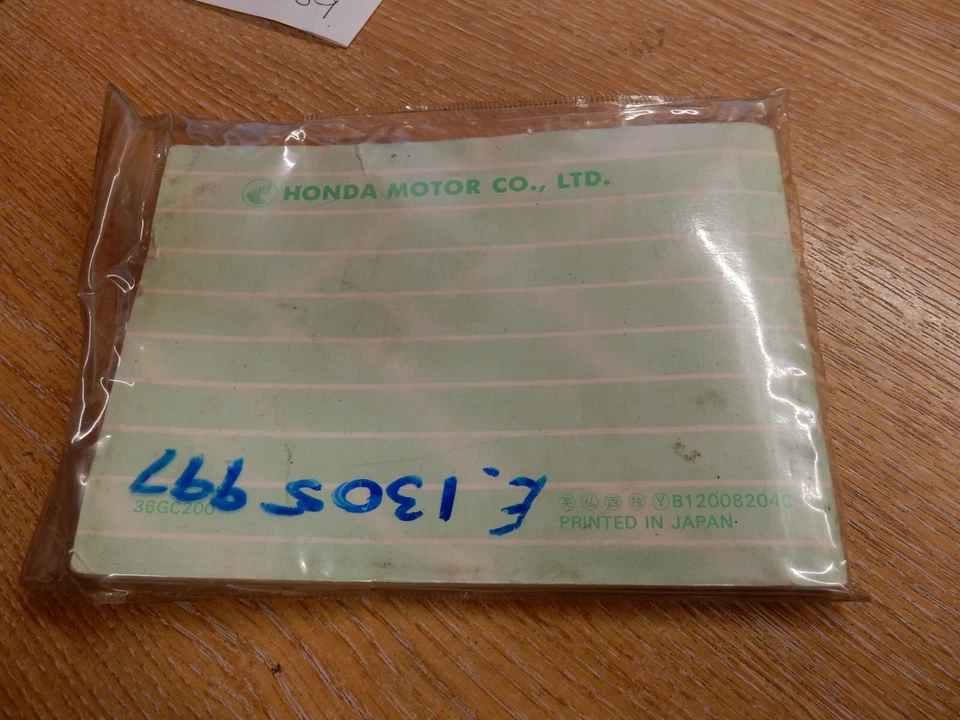 HONDA MELODY/MELODY11/MELODY DELUXE ND50/ND50M/ND50MS OWNERS MANUAL - Image 2 of 2