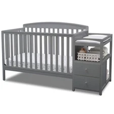  Delta Children Crib n Changer, Grey