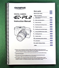 Olympus E-PL2 Instruction Manual: 124 Pages  Protective Covers 