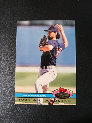 1991 Topps Stadium Club Skydome - #3 Rick Aguilera