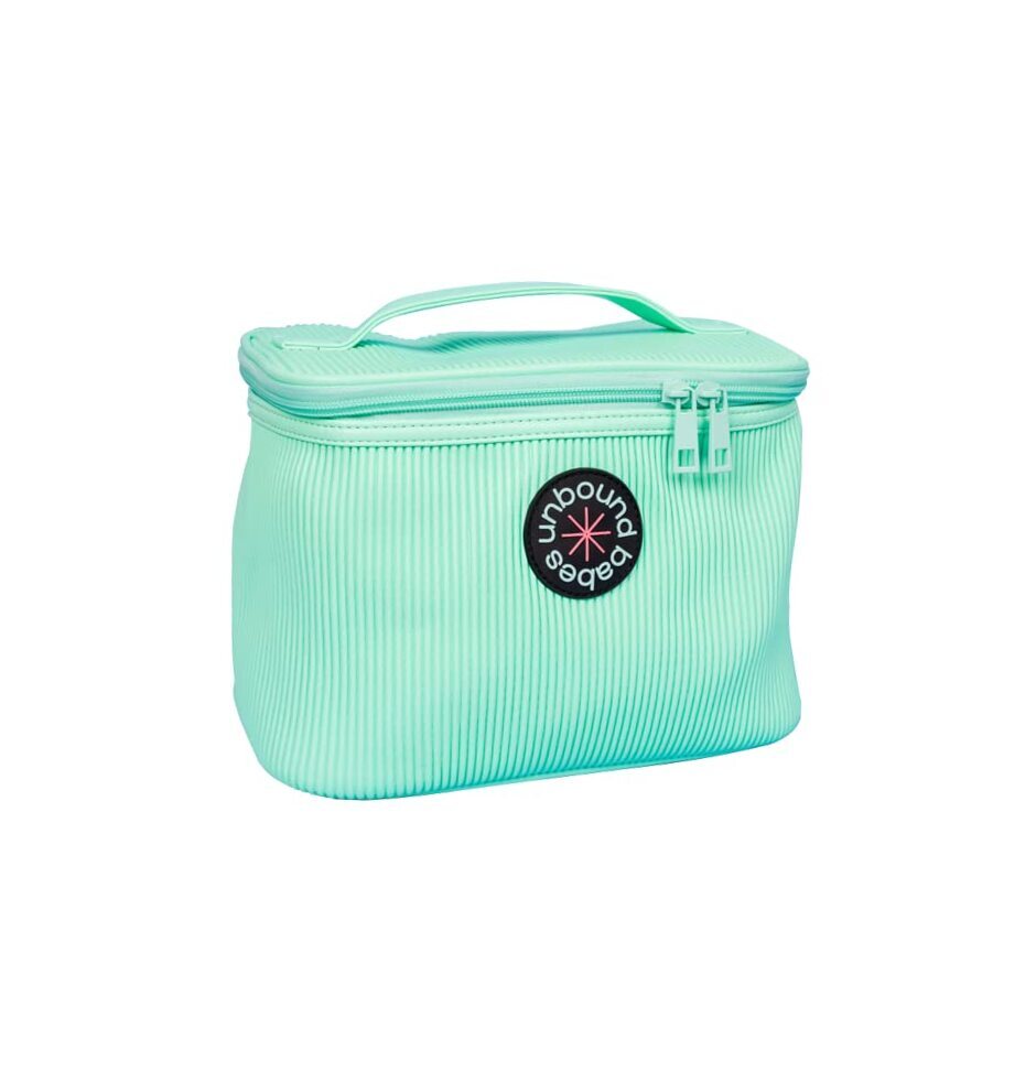 Storage Bag: Quality Pleated Travel Bag for Makeup and Toiletries (Sea)