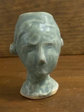 Vintage Handmade Raku Ceramic, Clay, Scupture Statue 3" Tall