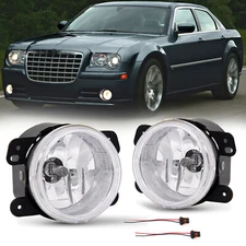 For Chrysler 300 2005-2010 2011 Clear Lens Front Bumper Fog Light Driving Lamp