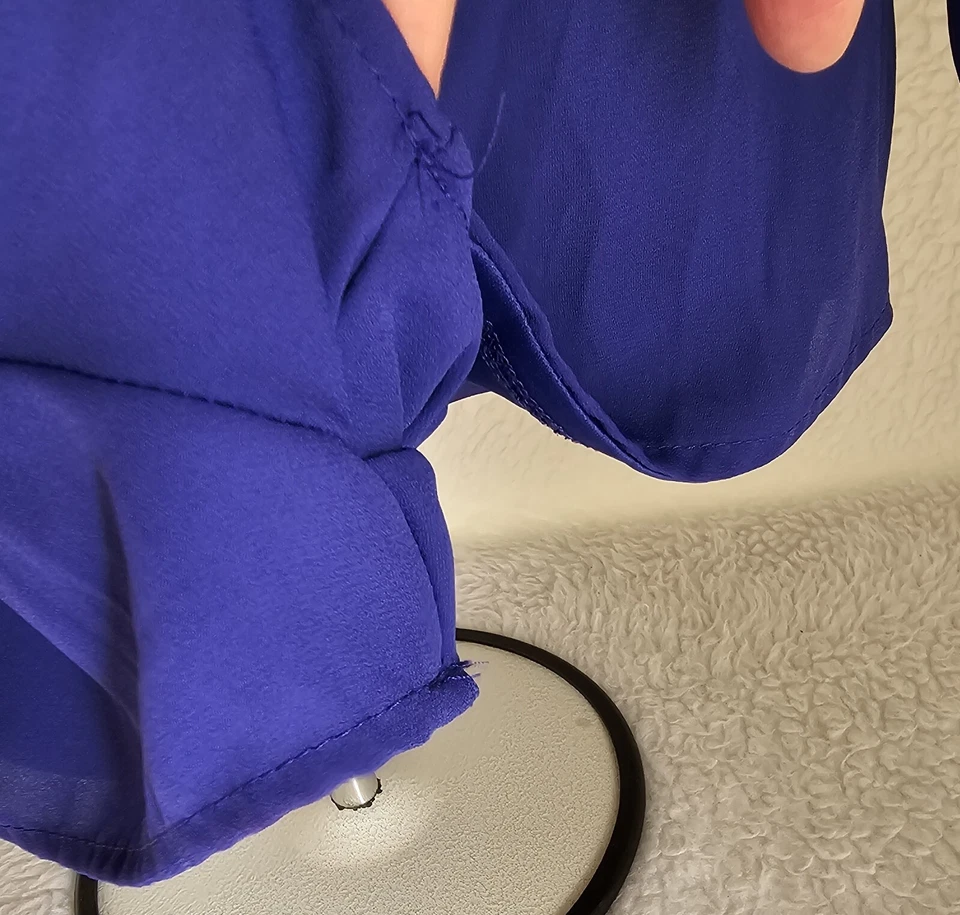 Mono mameluco Charlotte Russe para mujer talla S pequeño púrpura Foto 4 de 4