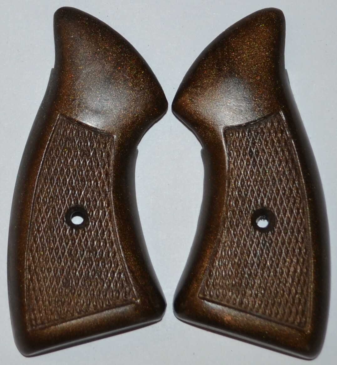 RG Rohm model 39 pistol grips dark brown plastic | eBay