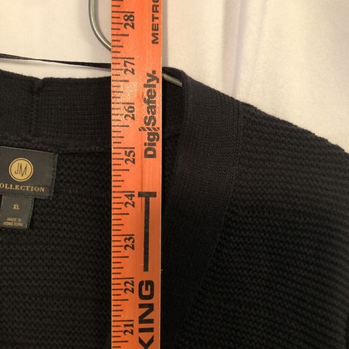 Jm Collection XL NWT Black Two-Button Cardigan Sweater Black size XL - Picture 9 of 13