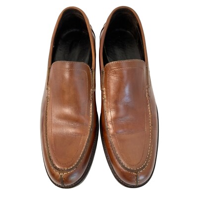 Donald J. Pliner -Alvino Brown Leather Loafer 9 Rare Men main image 2