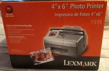 SEALED Lexmark SnapShot P315 Photo Printer 2.5" lcd screen Comes with 4”x6” 