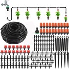 30m 100ft Automatic Drip Irrigation System Garden Plant Self Watering Hose Kit