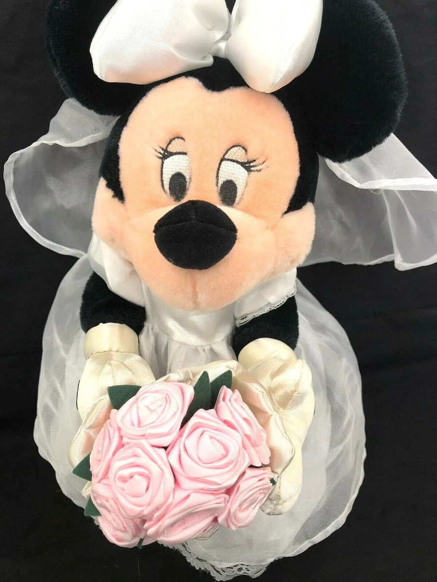 Walt Disney Company Minnie Mouse Bride Plush 15