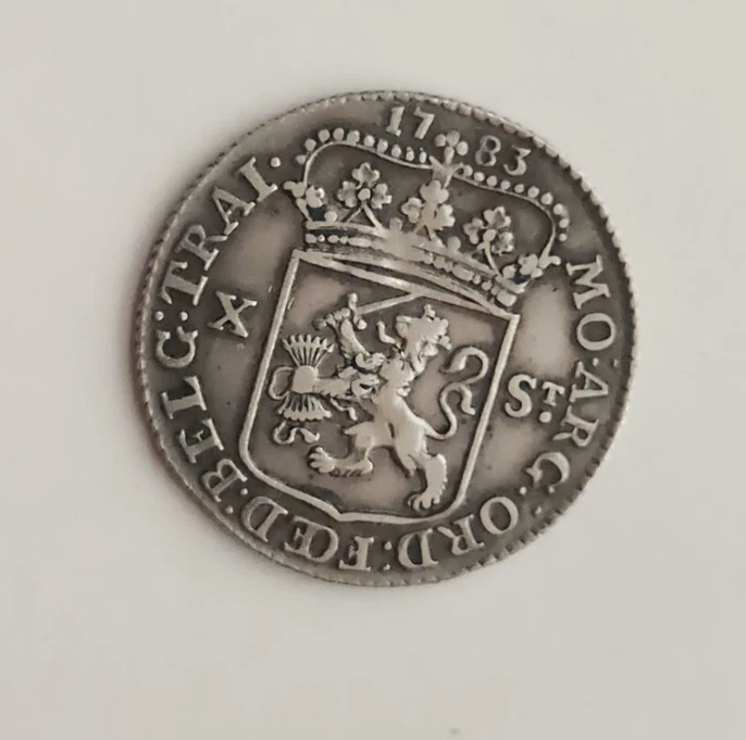 10  Stuivers 1783 ERHALTUNG !!! Prachtexemplar RRR Utrecht - Bild 4 von 4