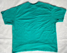 L.L. Bean Vintage Shirt Mens XXL Teal Cotton Pocket Tee 2XL Made in USA Freeport