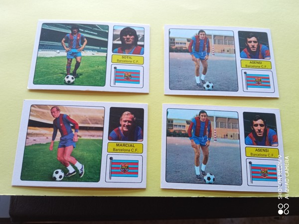 CROMOS DE FUTBOL - BARCELONA CF. - EDITORIAL FHER - LIGA 73-74