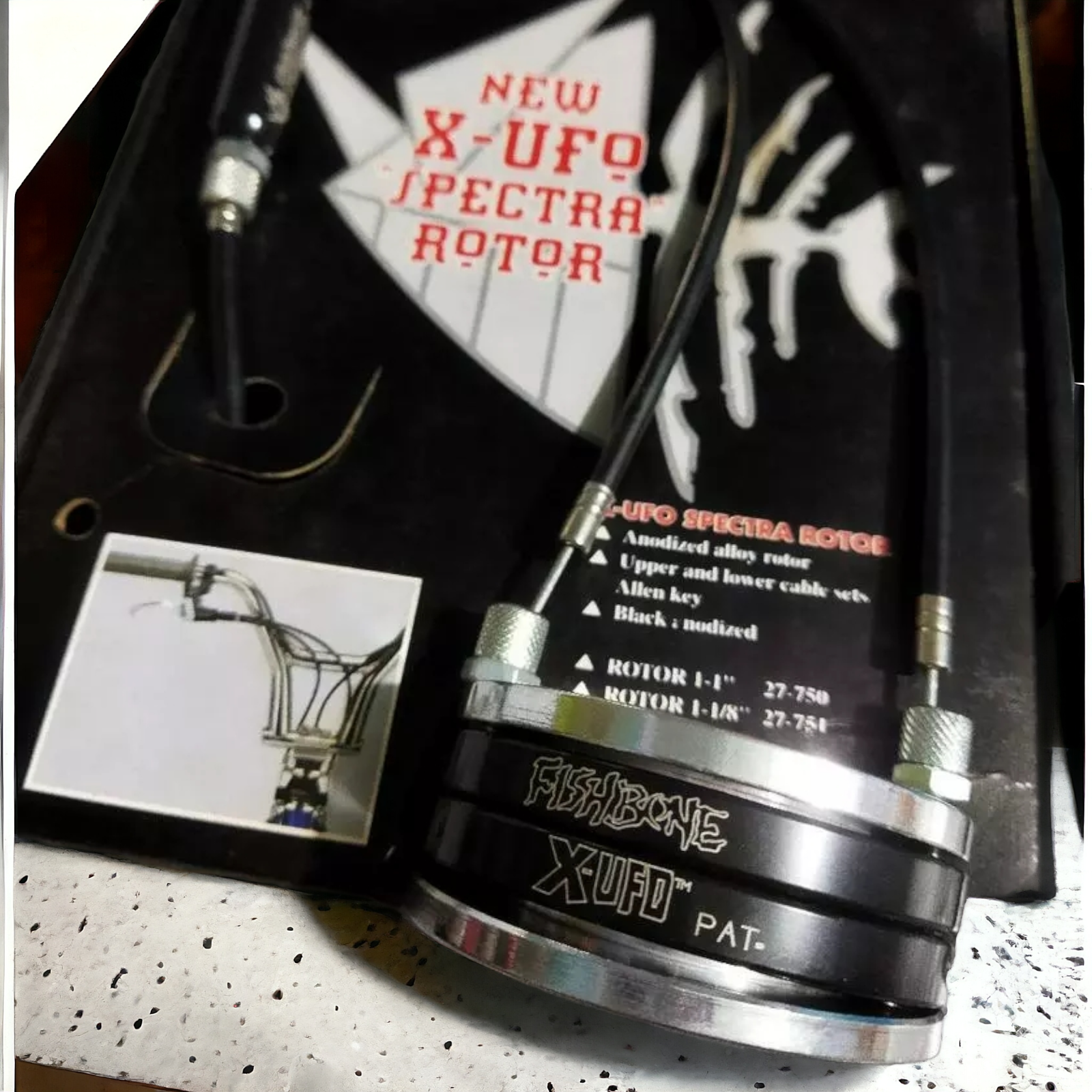 BMX GYRO ROTOR SYSTEM OLD SCHOOL FISHBONE X-UFO FREESTYLE 1