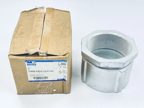 MADISON ELECTRIC L-509 THREE-PIECE CONDUIT COUPLING 4"