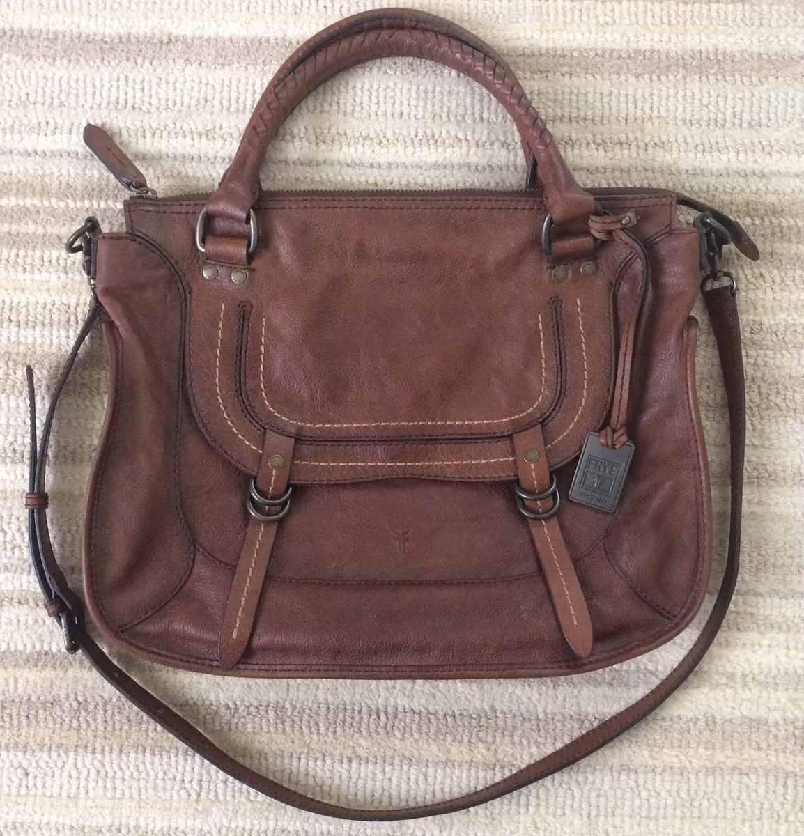 HTF Frye Anna Satchel eBay