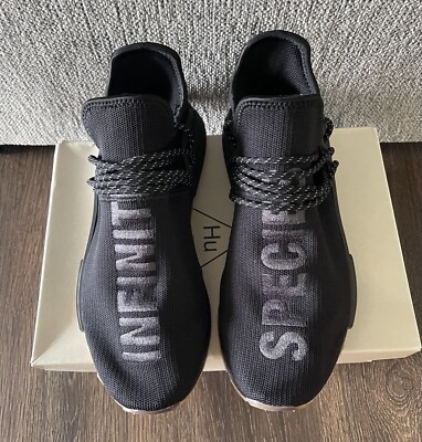 adidas gazelle silver green womens Adidas x Pharrell Williams Men's HU NMD Triple Black Low Top Sneakers