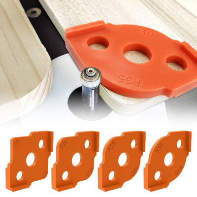 Corner Jig Router Corner Radius Templates Jig - 4 Each 5mm to 40mm ET