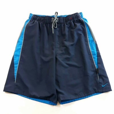 nike blue swim shorts