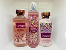 Bath & Body Works A Thousand Wishes Shower Gel, Mist & Lotion 8 FL OZ *SET OF 3*