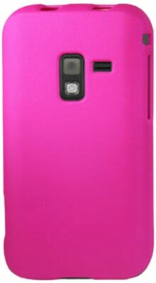 Reiko Rubberized Protective Case for Samsung Conquer 4G D600 Hot Pink