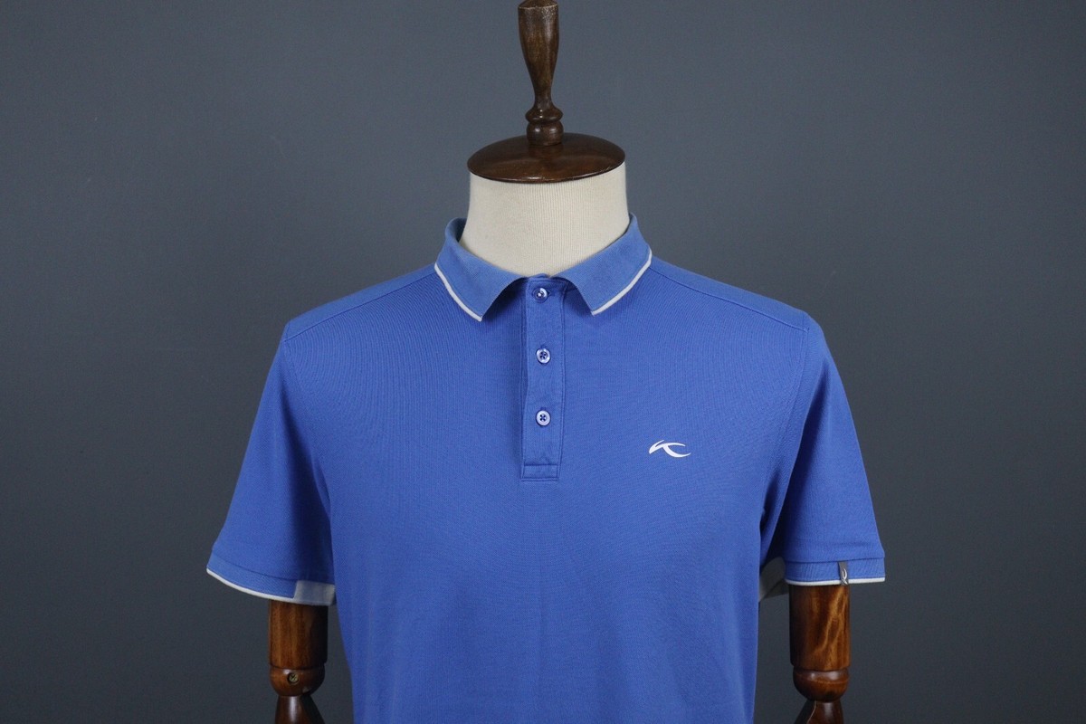 KJUS Men Stan 2.0 Polo S/S 50 ライトブルー新品半袖 Kjus Men Stan Polo SS Blue Short Sleeve Polo Shirt Size 52