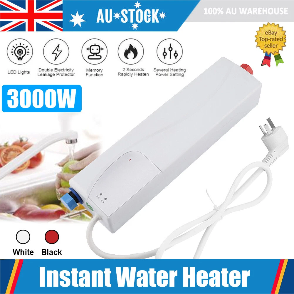 Electric Water Heater Portable Camping Outdoor Shower Instant Hot Water  System | eBay