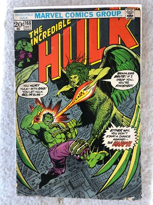 HULK #168** 1ST APP of THE HARPY and MODOK **4.0 VERY GOOD**NUDITY PANELS **