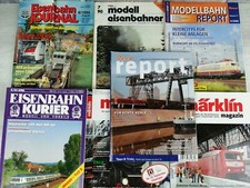 FERROMODELLISMO - LOTTO 7 RIVISTE - IN TEDESCO - VARI ANNI - MODELLISMO