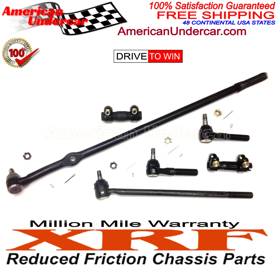 XRF Ford F150 Tie Rod Ends Drag Link Sleeve Kit se adapta a 1982-1995 Foto 2 de 4