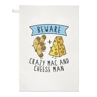 Beware VerrüCkte Mac Und KäSe Mann Geschirrtuch SpüLlappen Lustiger Witz Essen