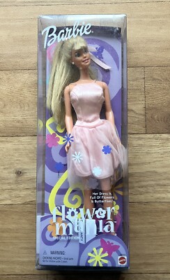 バービー Vintage Flower Mania Barbie Doll, Special Edition Boxed | eBay UK